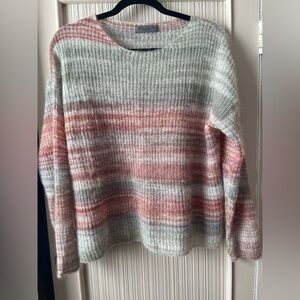 Striped Elsamanda Women's Mohair Alpaca Wool Sweater